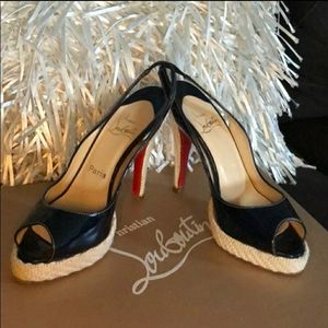 Beautiful perfect condition Louboutin slingbacks!